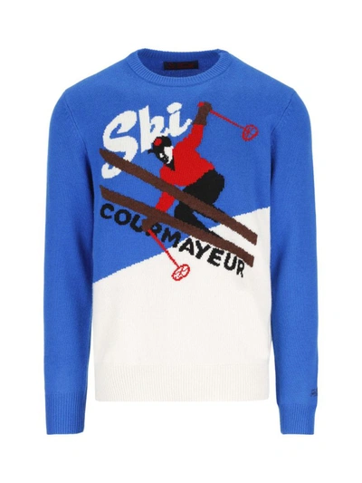 Shop Mc2 Saint Barth Men's Light Blue Other Materials Sweater