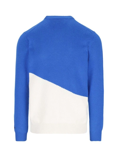 Shop Mc2 Saint Barth Men's Light Blue Other Materials Sweater