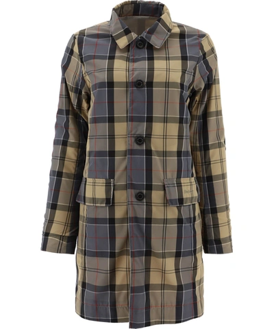 Barbour Babbity Mist Reversible Jacket In Beige