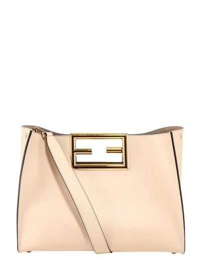 FENDI: handbag for women - Beige  Fendi handbag 8BH394APZL online at