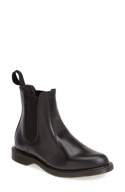 Dr. Martens Flora Women's Smooth Leather Chelsea Boots In Black | ModeSens
