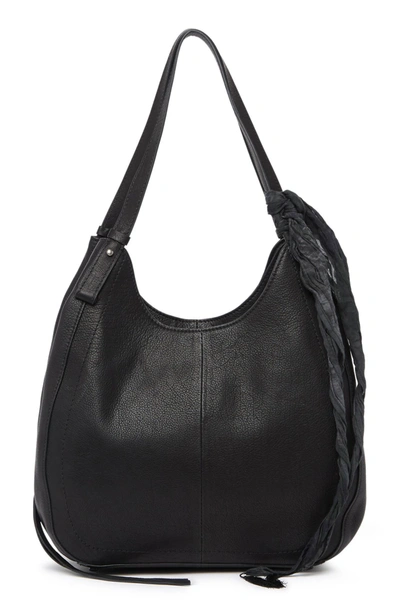 Shop Lucky Brand Idah Leather Tote In Black 02