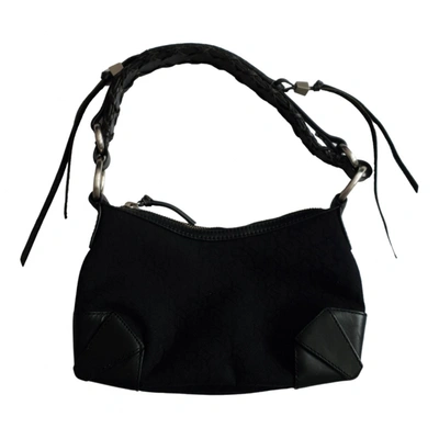 Pre-owned Donna Karan Cloth Mini Bag In Black