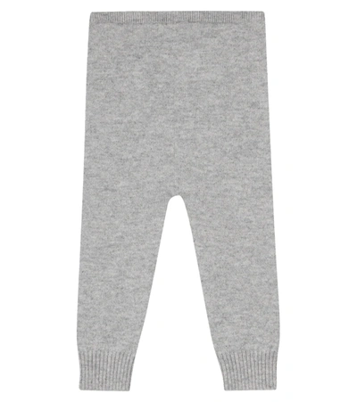 Shop Bonpoint Baby Cashmere Leggings In Grey