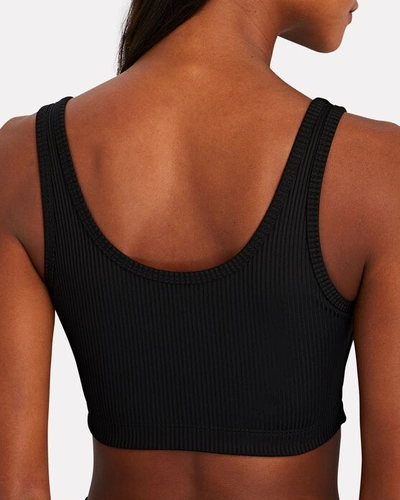 Shop Year Of Ours Ribbed Football Sports Bra In Black