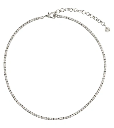Shay Jewelry 18kt White Gold Choker With Diamonds In White