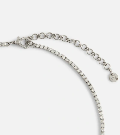 Shop Shay Jewelry 18kt White Gold Choker With Diamonds