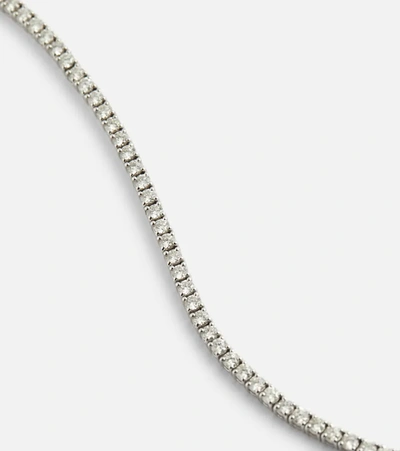 Shop Shay Jewelry 18kt White Gold Choker With Diamonds