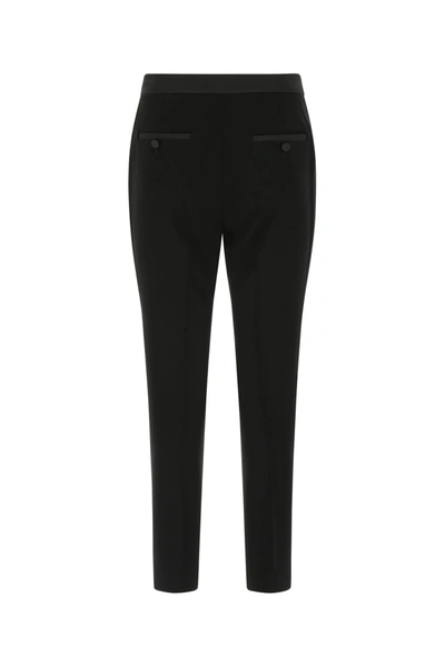 Shop Max Mara Black Triacetate Blend Jasmine Pant  Black  Donna 38