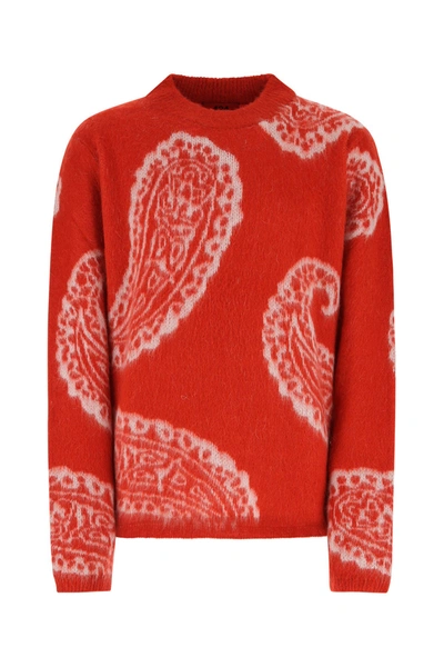 Shop 424 Embroidered Acrylic Blend Sweater  Printed  Uomo M