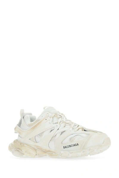 Balenciaga White Mesh And Fabric Track Worn Out Sneakers White Uomo 41 |  ModeSens