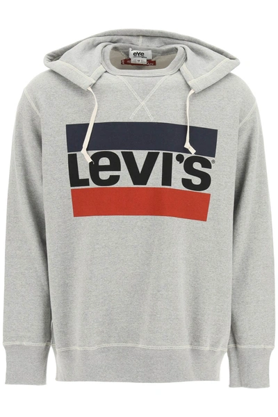 Shop Junya Watanabe Levi's Hoodie In Mixed Colours
