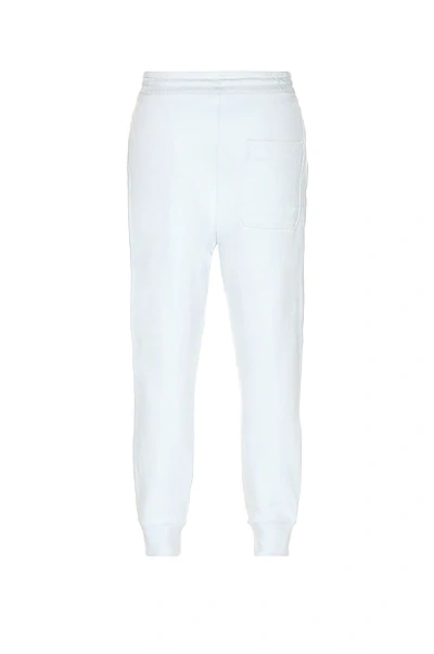Shop Y-3 Terry Cuffed Pants In Blue Tint