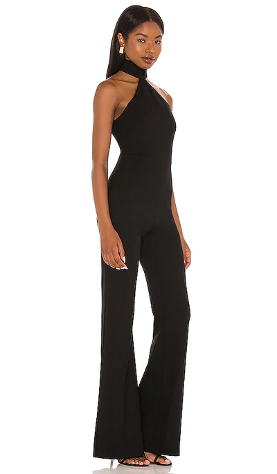 Amanda Uprichard Queens Jumpsuit In Black