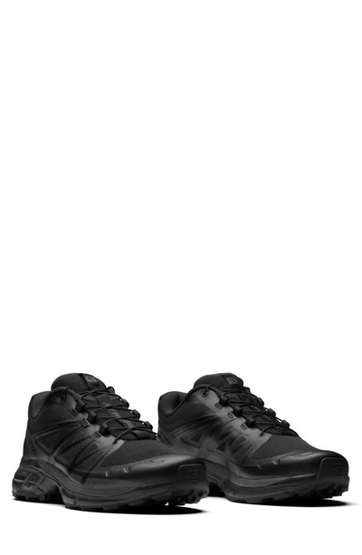 Shop Salomon Gender Inclusive Xt-wings 2 Sneaker In Black/ Black
