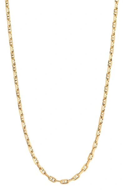 Shop Maria Black Marittima Chain Necklace In Yellow Gold