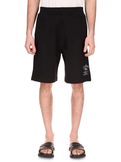 Shop Givenchy Men's Logo-print Bermuda Shorts In Black
