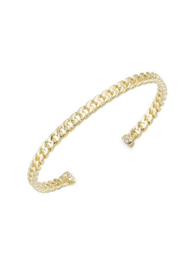 Shop Shashi Lauren 18k Goldplated Cuff Bracelet