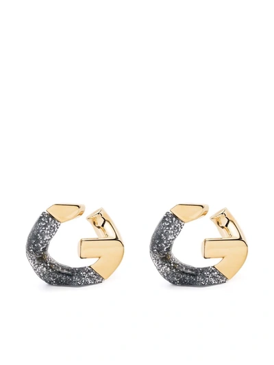 Shop Givenchy G Chain Two-tone Earrings In Gold