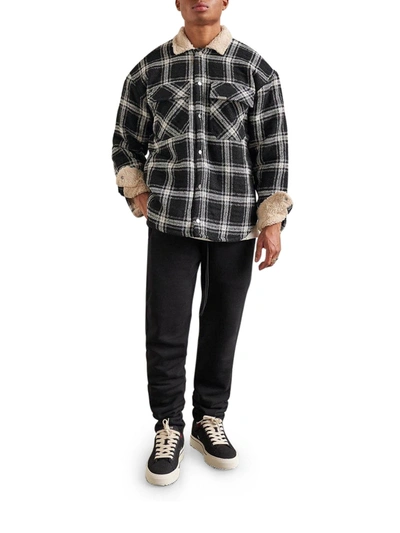 Shop Represent Sherpa Shirt In Black