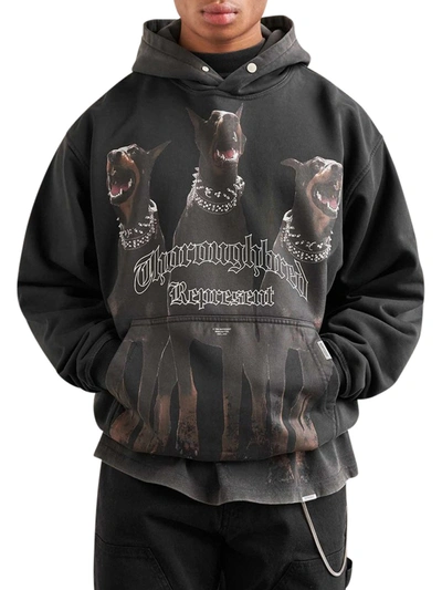 Represent Men s Hoodie Sweatshirt Sweat Thoroughbred In Grey ModeSens