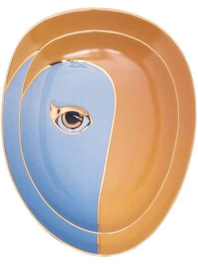 Shop L'objet Lito Porcelain Plate In Orange