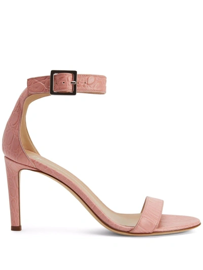 Shop Giuseppe Zanotti Neyla 85 Mm Sandals In Pink