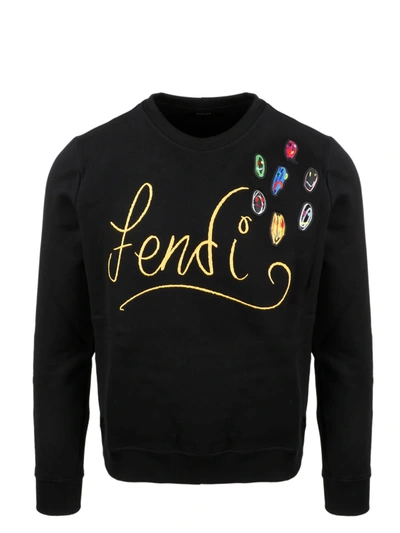 Shop Fendi Noel Fielding X Sweatshirt In Black