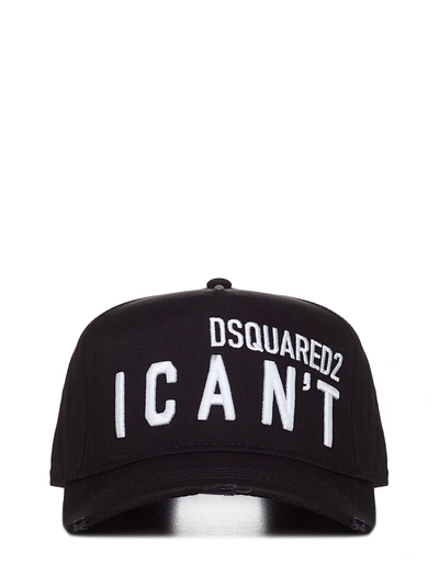 Shop Dsquared2 I Cant Hat In Black
