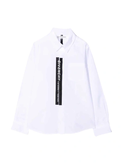 Shop Givenchy White Shirt In Bianco