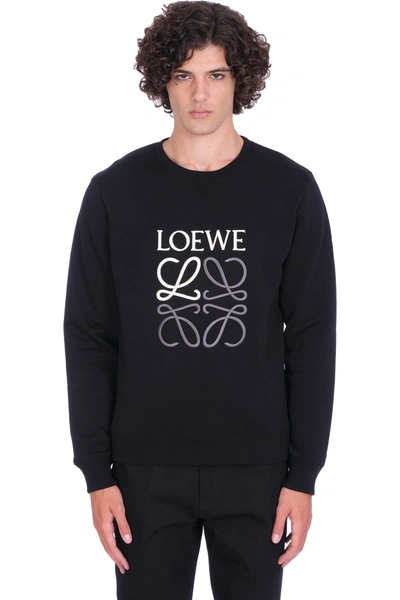 Shop Loewe Sweatshirt In Black Polyester