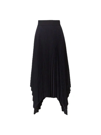 Shop Joseph Ade A Skirt Knit Weave Plissé In Black