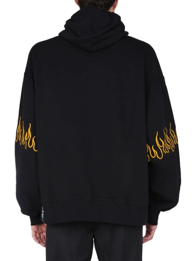 Shop Vision Of Super "punk" Sweatshirt In Black