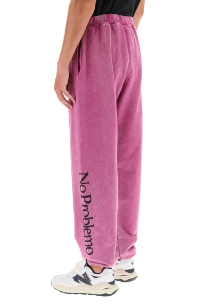 Shop Aries No Problemo Acid Sweatpants In Purple