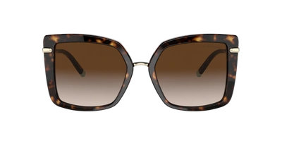 Shop Tiffany & Co . Woman Sunglass Tf4185 In Brown Gradient