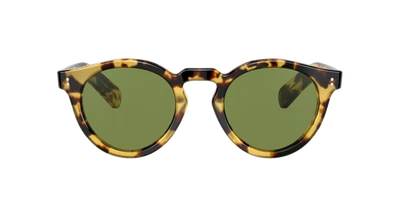 Shop Oliver Peoples Man Sunglass Ov5450su Martineaux In Green C