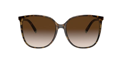 Shop Tiffany & Co . Woman Sunglass Tf4184 In Brown Gradient