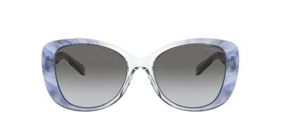 Coach Woman Sunglasses Hc8322 C6183 In Blue Gradient