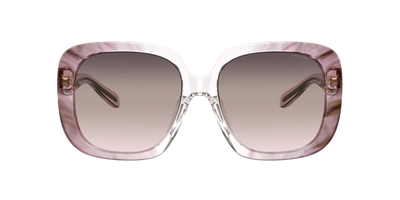 Coach Woman Sunglasses Hc8323u C6185 In Pink Gradient