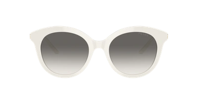 Shop Prada Woman Sunglasses Pr 02ys In Grey Gradient