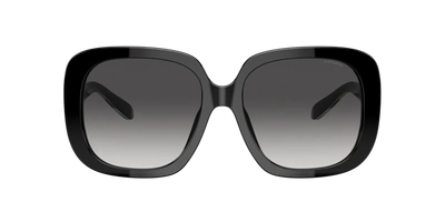 Coach Woman Sunglasses Hc8323u C6185 In Light Grey Gradient Black