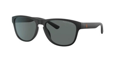 Shop Polo Ralph Lauren Unisex Sunglasses Ph4180u In Polar Dark Grey
