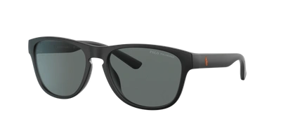 Shop Polo Ralph Lauren Unisex Sunglass Ph4180u In Polar Dark Grey