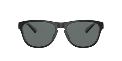 Shop Polo Ralph Lauren Unisex Sunglasses Ph4180u In Polar Dark Grey