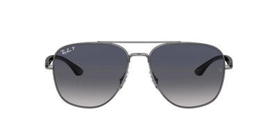 Ray Ban Ray In Polarisiert Blau,grau Verlaufstönung