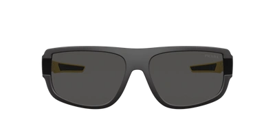 Shop Prada Linea Rossa Man Sunglasses Ps 03ws In Dark Grey