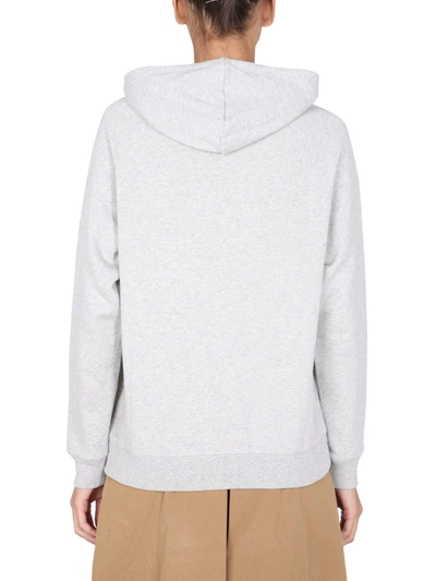 Shop Etre Cecile "super Happy Future" Sweatshirt In Grey