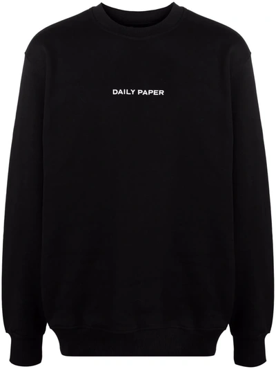 Shop Daily Paper Logo-printed Sweatshirt In 黑色