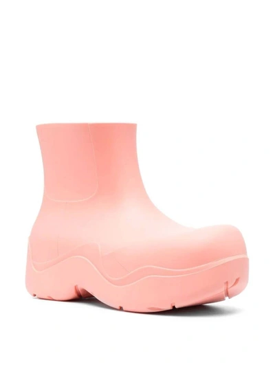 Shop Bottega Veneta Puddle Boots Flamingo Pink