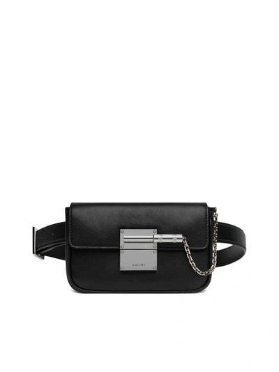 Shop Amiri Nappa Amp Belt Bag In Black